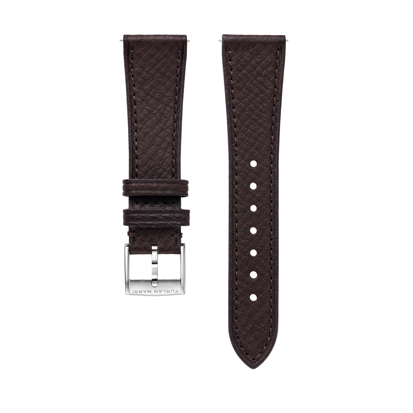 エベヌ テクスチャードレザー ストラップ