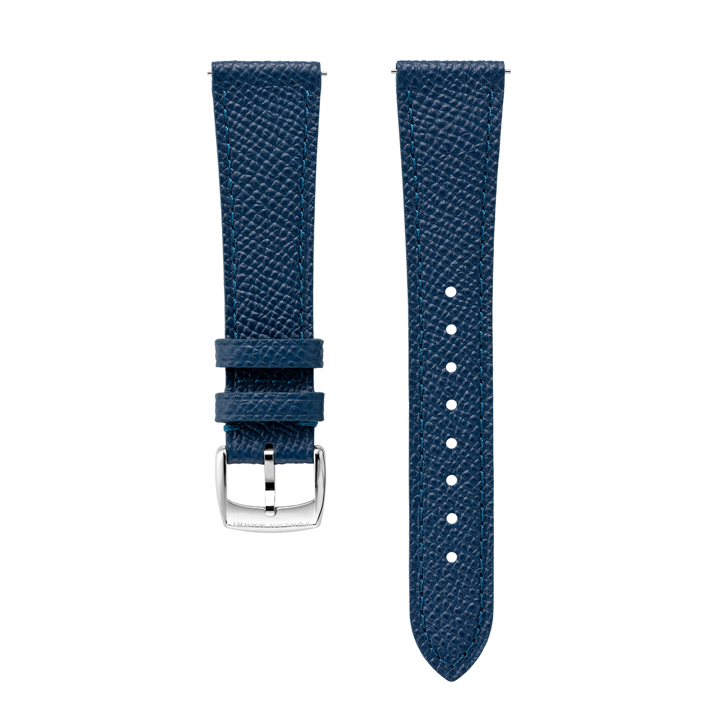 ネイビー グレインレザー ストラップ