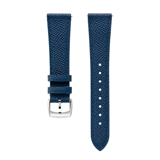 ネイビー グレインレザー ストラップ