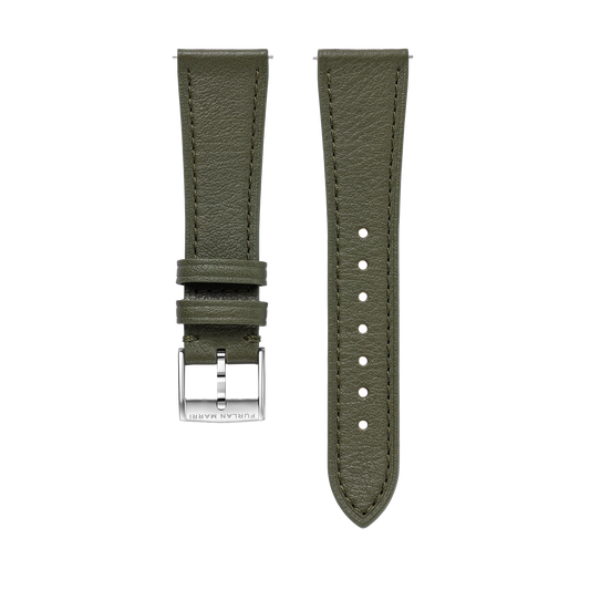 カーキ ソフトレザー ストラップ